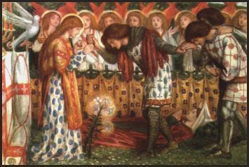 [Picture - Rossetti: How Sir Galahad, Sir Bors and Sir Percival ... ]
